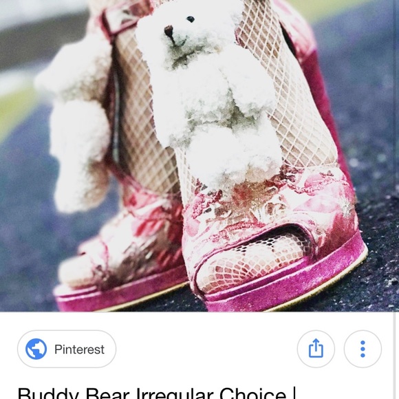 irregular choice teddy bear shoes